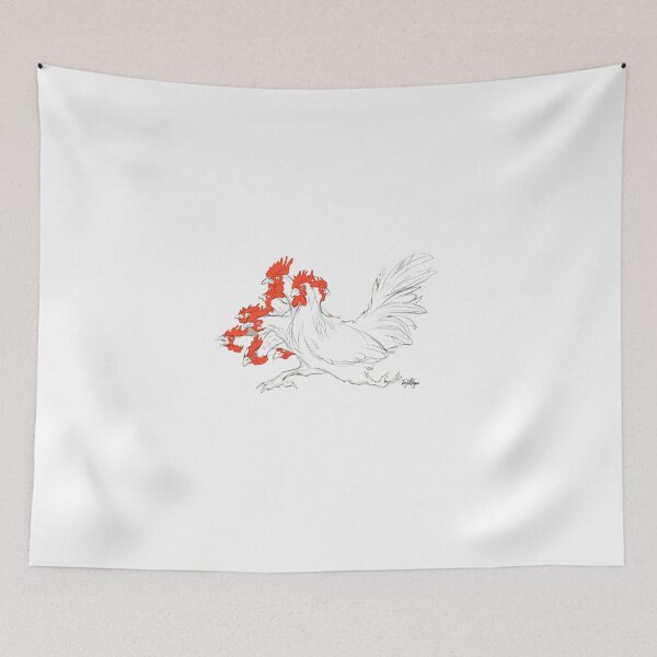Item preview, nine headed chicken designed and sold by Tony Morgan.