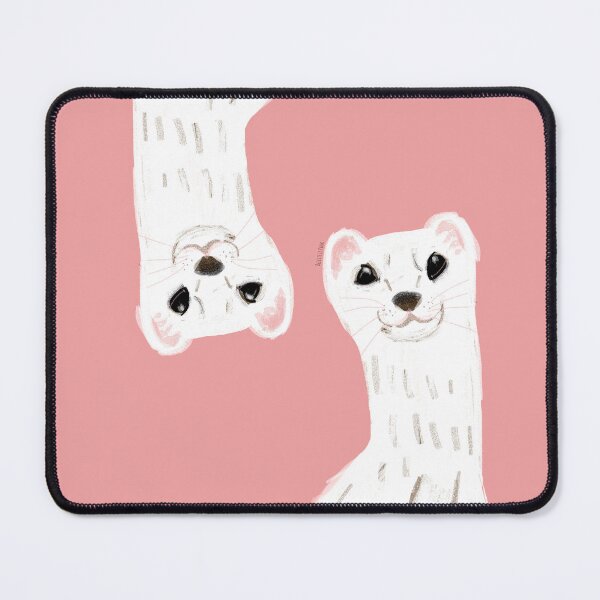Item preview, Naughty Stoat (Mustela erminea) Detail designed and sold by belettelepink.