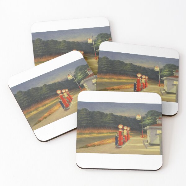 Item preview,  Edward Hopper - Gas - The gas station designed and sold by TeeARTHY.