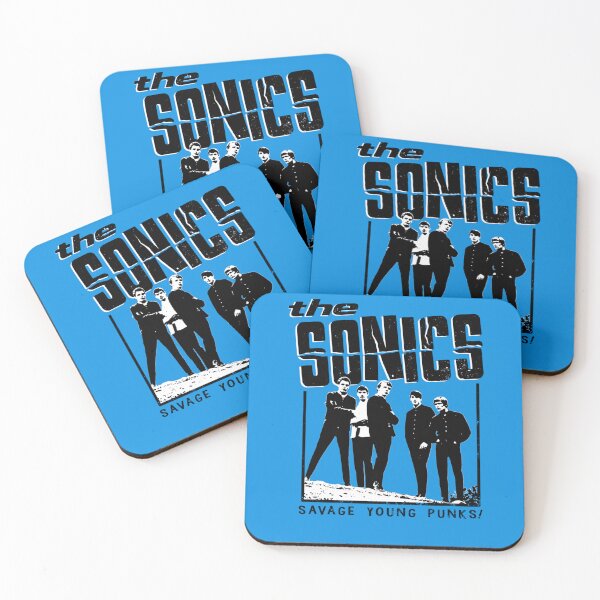 Item preview, The Sonics - Black Classic T-Shirt designed and sold by AbhinValada.