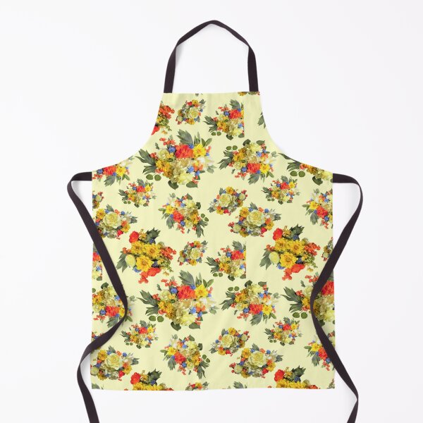 Item preview, Flower Arrangements on Pale Yellow Repeat 5748 designed and sold by Art in My Loft.