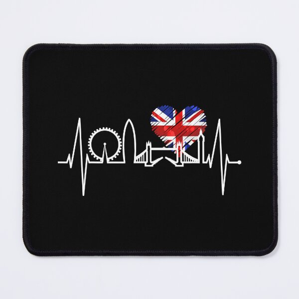 Item preview, London Skyline Heartbeat Union Flag - I Love London designed and sold by tamara-art.