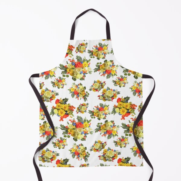 Item preview, Flower Arrangements on White Repeat 5748 designed and sold by Art in My Loft.