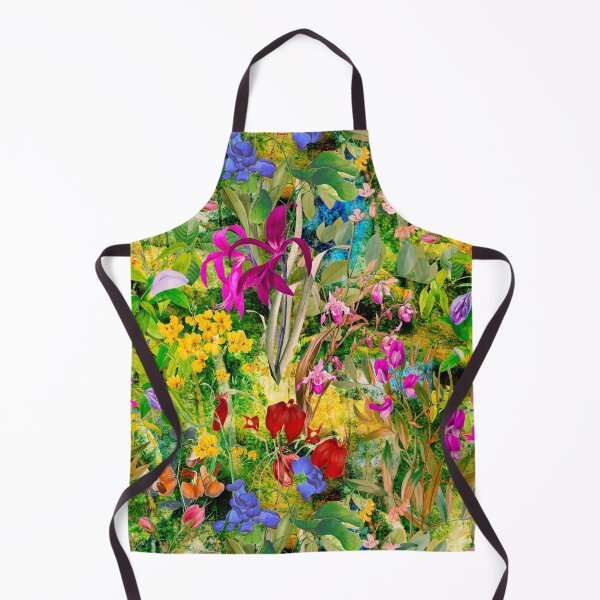 Item preview, Floral blooms and flowers exotic garden, roses and flowers, botanical pattern, flowers illustration, plants pattern, green yellow floral designed and sold by ZeinabTaha.