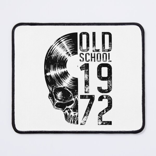 Item preview, Old School 1972 Vintage Vinyl Record Lover Gothic Skull LP designed and sold by GrandeDuc.