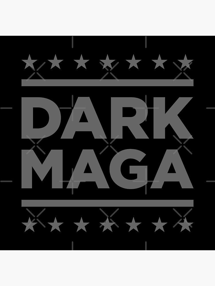 Dark Maga Stars And Stripes Sticker By Heartworx Redbubble