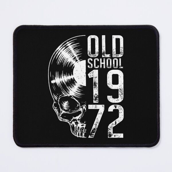 Item preview, Old School 1972 Vintage Vinyl Record Lover Gothic Skull LP designed and sold by GrandeDuc.