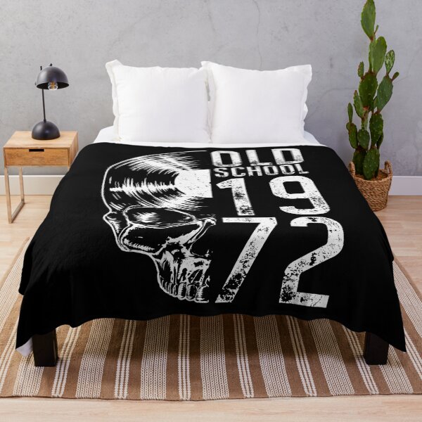 Item preview, Old School 1972 Vintage Vinyl Record Lover Gothic Skull LP designed and sold by GrandeDuc.