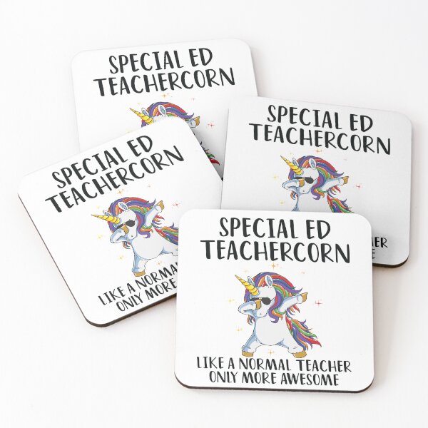 Item preview, Special Education Teacher Unicorn designed and sold by woodesigner.