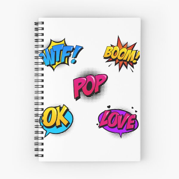 Item preview, comic pop art Stickers pack designed and sold by retrippy.