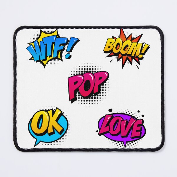 Item preview, comic pop art Stickers pack designed and sold by retrippy.