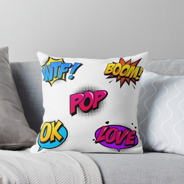 Item preview, comic pop art Stickers pack designed and sold by retrippy.