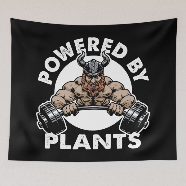 Item preview, Vegan Powered By Plants Fit designed and sold by ReignGFX.