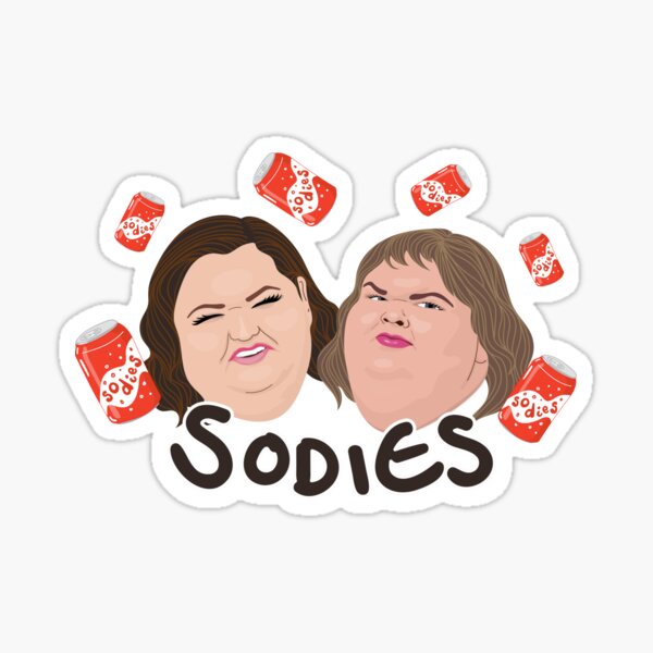 Item preview, 1000lb Sisters - Repeat Print - Sodies - Slaton Sisters - Amy Tammy designed and sold by ponychops.