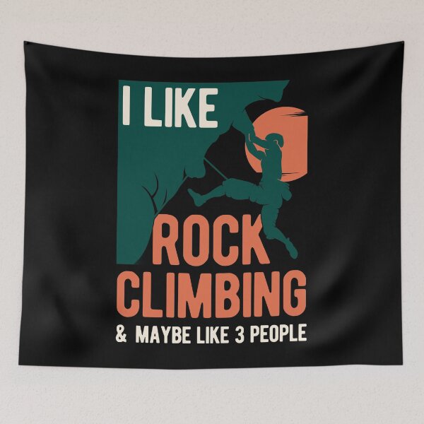 Item preview, Funny Rock Climbing designed and sold by artworkbyrihen.
