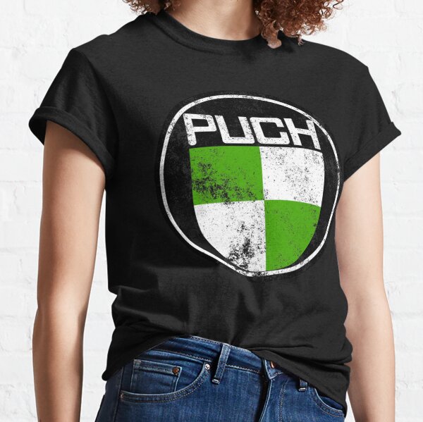 T3 Synro Puch Logo Grunge Bulli-Vespa-Roller Classic T-Shirt