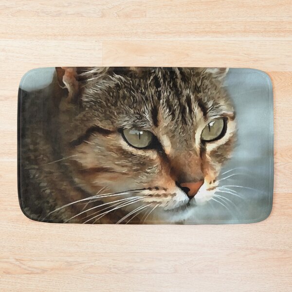 Item preview, Stunning Tabby Cat Acrylic Pet Portrait  designed and sold by taiche.