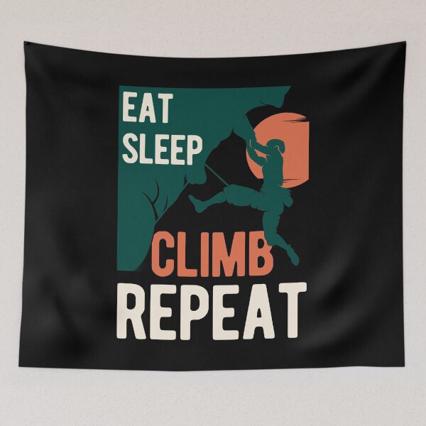 Item preview, Funny Rock Climbing designed and sold by artworkbyrihen.