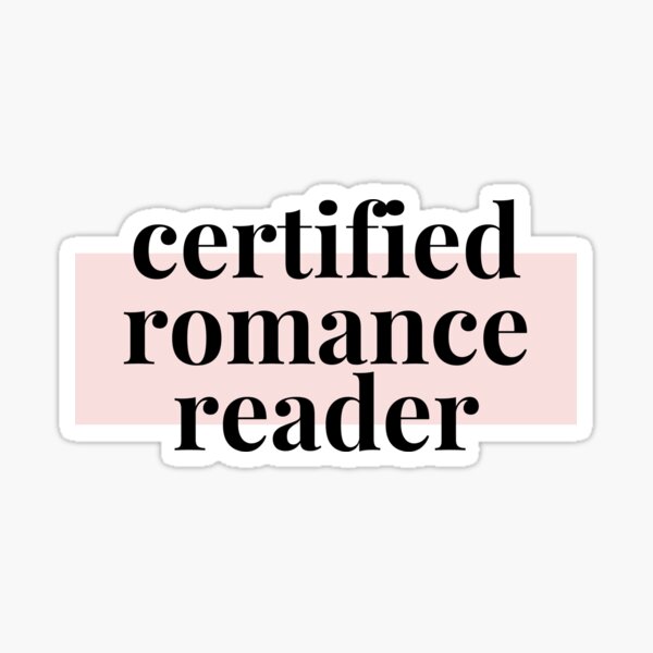 Romance Reader Sticker