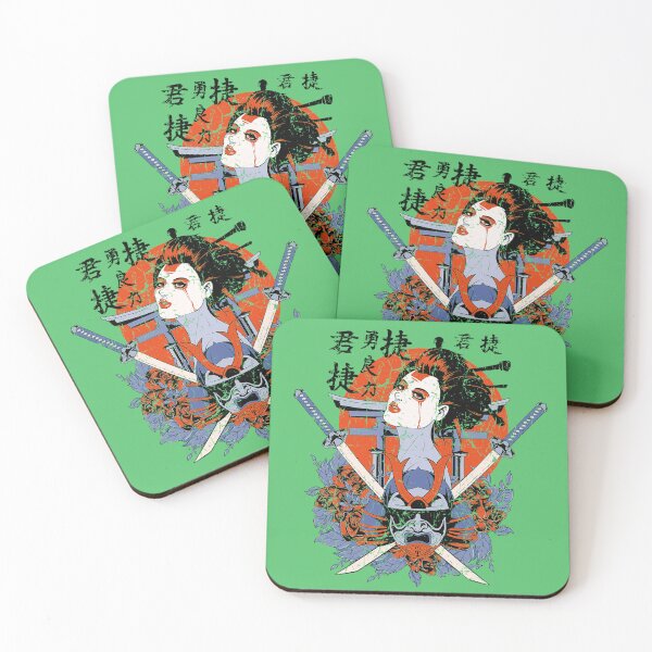 Item preview, Geisha with swords designed and sold by StevanoArt.