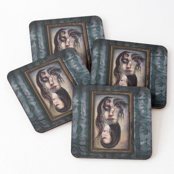 Item preview, Creepy Carnival | Cabinet of Curiosities | Creepy Goth Girl | Goth Family | Horror Stuff | TM11 designed and sold by Haunted-Attic.