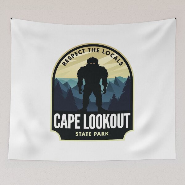 Item preview, Cape Lookout Oregon Bigfoot Sasquatch designed and sold by HalpinDesign.