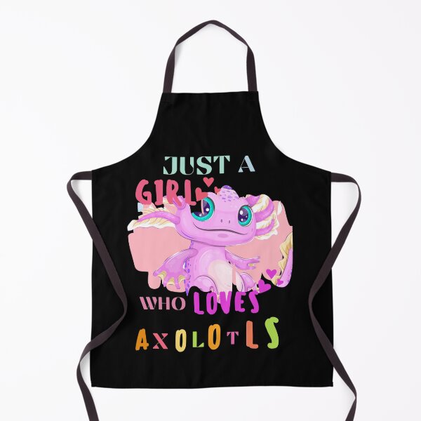 Item preview, Just Girl Who Loves Axolotls designed and sold by BronikowskiART.