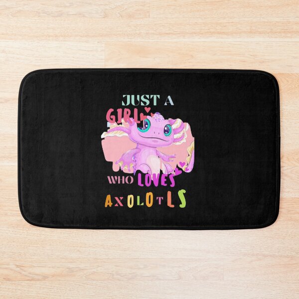 Item preview, Just Girl Who Loves Axolotls designed and sold by BronikowskiART.