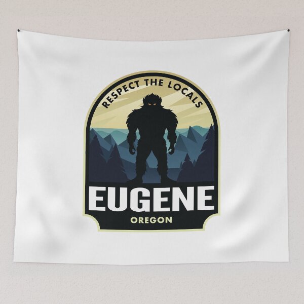 Aperçu de l'œuvre Eugene Oregon Bigfoot Sasquatch créée et vendue par HalpinDesign.