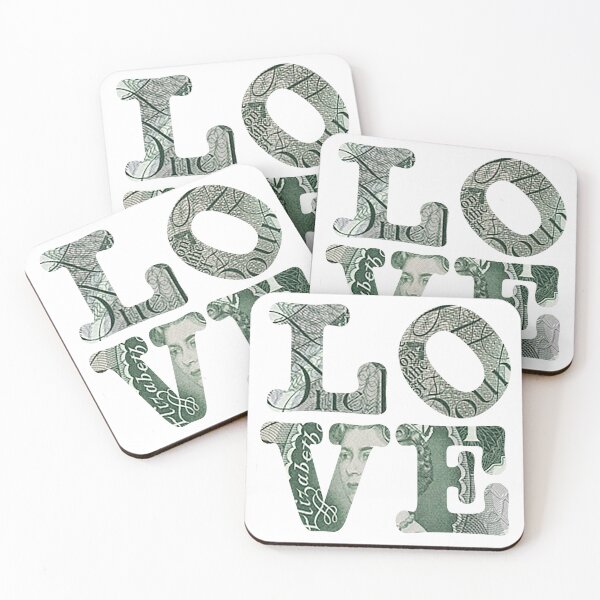 Item preview,  LOVE (BRITISH POUND) designed and sold by Dinahspace.