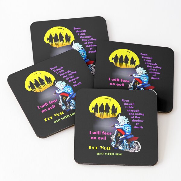 Item preview, Motorcycle Rider's Psalm 23 designed and sold by Sanctum Icons.