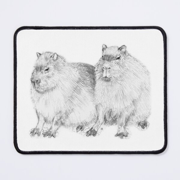 Item preview, Capybara Drawing designed and sold by Ancient Realms.