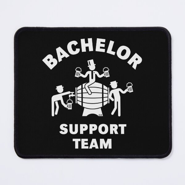 Item preview, Bachelor Support Team (Stag Party / Beer Barrel / White) designed and sold by MrFaulbaum.