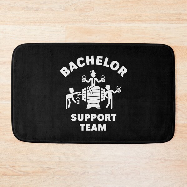 Item preview, Bachelor Support Team (Stag Party / Beer Barrel / White) designed and sold by MrFaulbaum.
