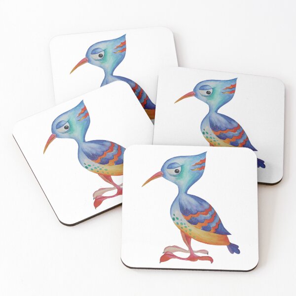 Item preview, funny blue bird designed and sold by Arctia.