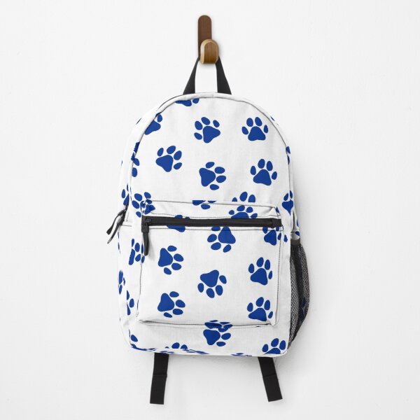 Item preview, Dark blue Dog Paw Print Pattern designed and sold by patterniastudio.