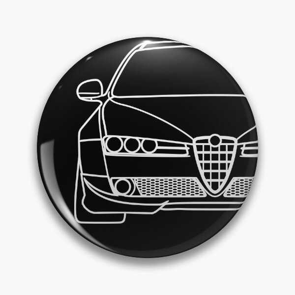 Item preview, Alfa Romeo 159 Brera Spider 2005-2011 best t-shirt design white lines designed and sold by EdimDesign.