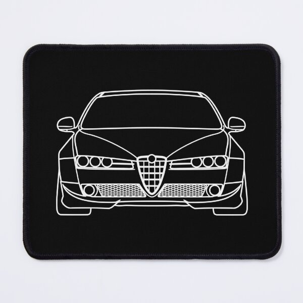 Item preview, Alfa Romeo 159 Brera Spider 2005-2011 best t-shirt design white lines designed and sold by EdimDesign.