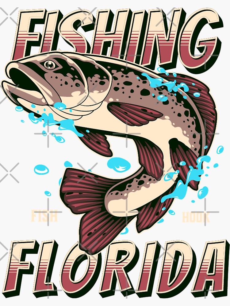 Fish Fishing Florida Poster for Sale by CattlettArt