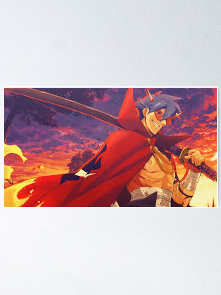 A Legacy Grey Version:Tengen Toppa Gurren Lagann Anime/Manga Poster for  Sale by vertei