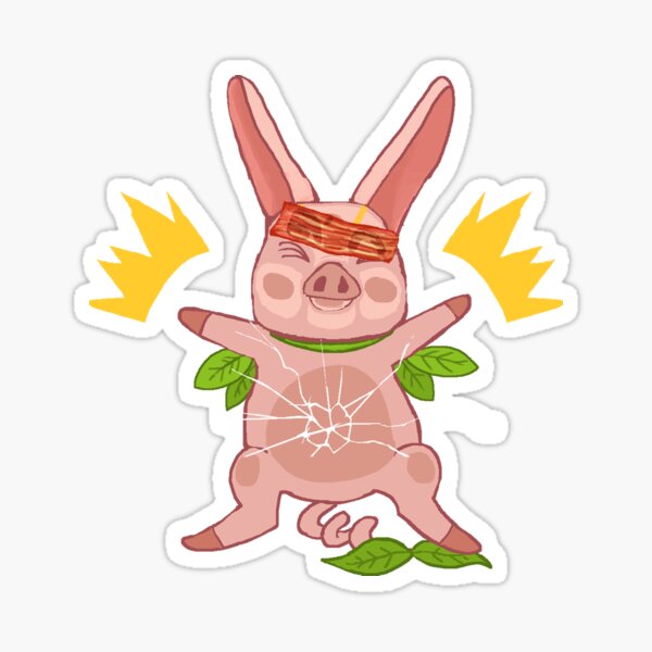 Floating Pig Smashed - MeatPossible Sticker