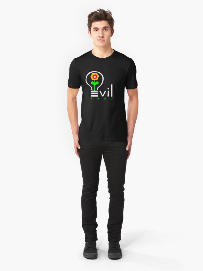 Alternate view of Evil Corp Logo Slim Fit T-Shirt