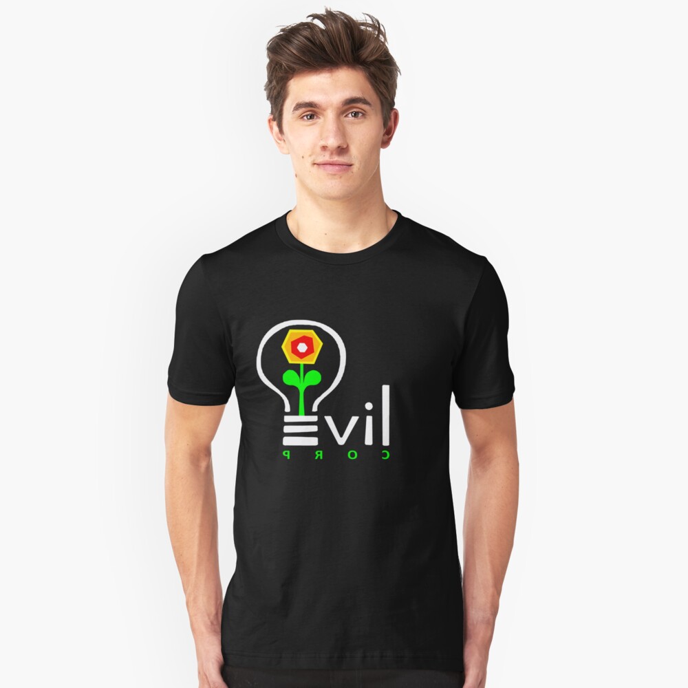 Evil Corp Logo Slim Fit T-Shirt