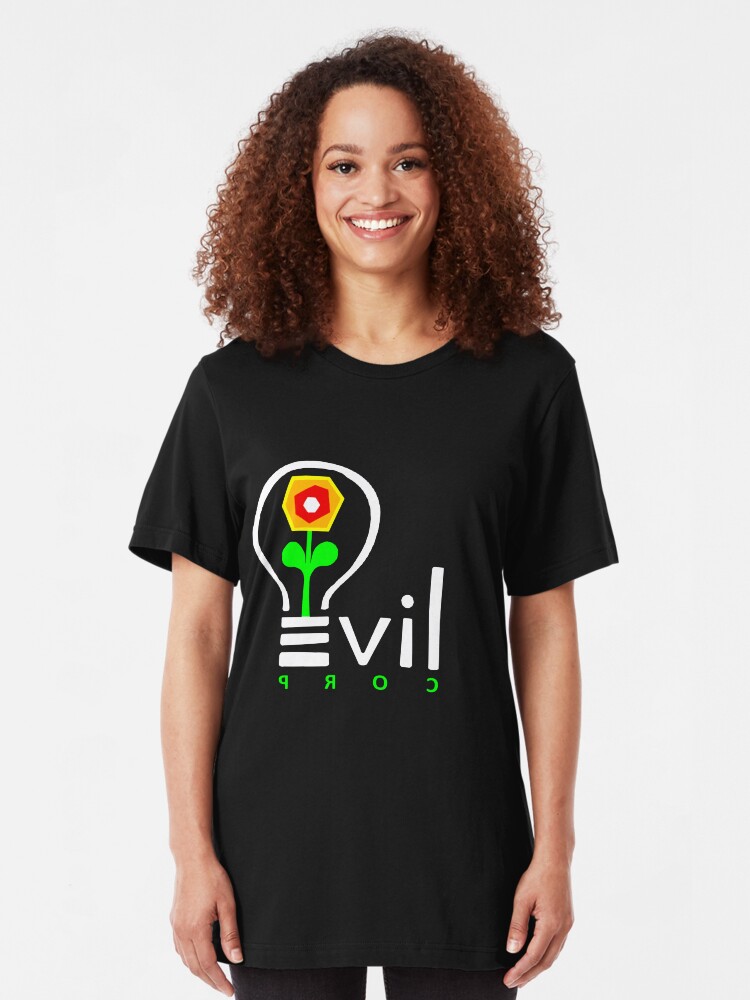 Alternate view of Evil Corp Logo Slim Fit T-Shirt