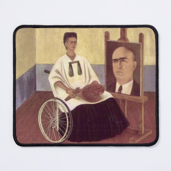 Aperçu de l'œuvre Autoportrait avec le portrait du docteur Farill par Frida Kahlo créée et vendue par FridaBubble.