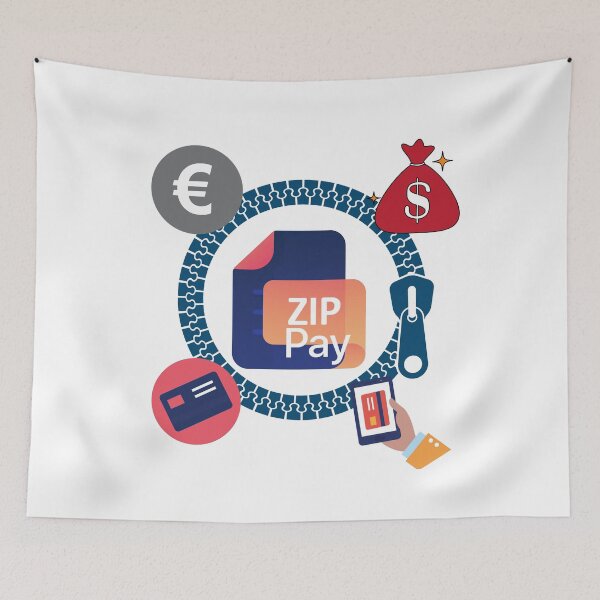 Item preview, Buy now pay later craze culture to zip up payments zip pay 1 designed and sold by Henk GoGo T-Shirts ⭐️⭐️⭐️⭐️⭐️.