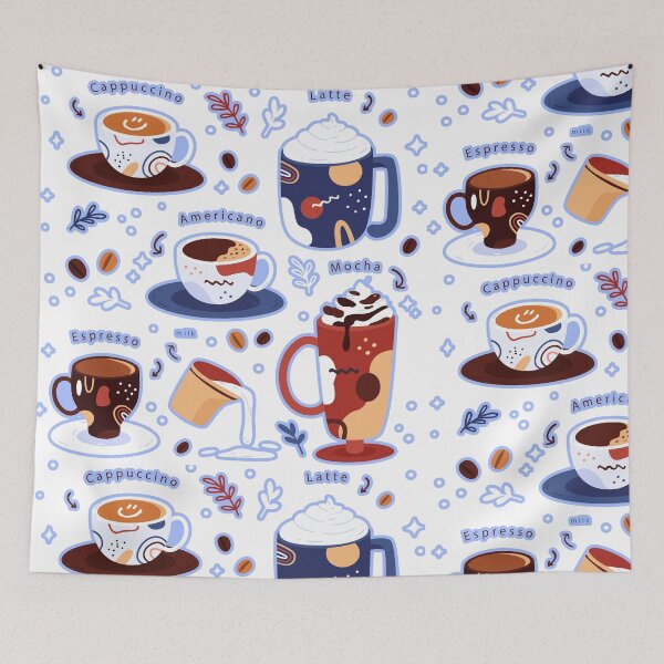 Artikelvorschau, Varian Kaffeetassen-Collage entworfen und verkauft von Farra6541Store.