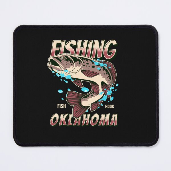 Item preview, Fish Fishing Oklahoma designed and sold by CattlettArt.