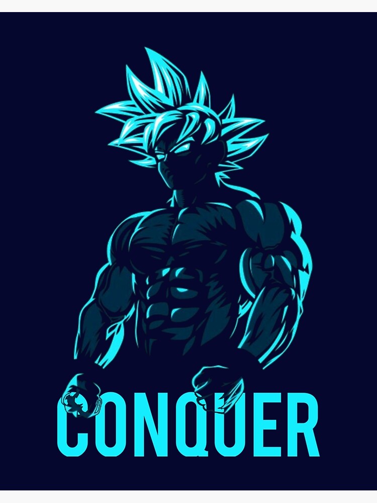 Kid Goku Super Saiyan Blue God Art Board Print for Sale by