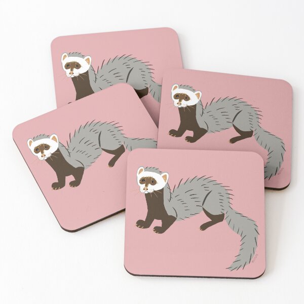 Item preview, Grey ferret designed and sold by belettelepink.